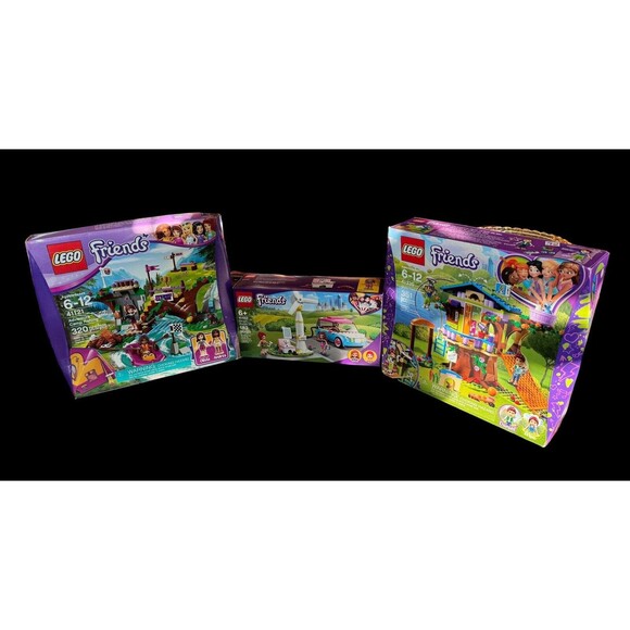 LEGO FRIENDS LOT 3 SETS 41121 -41443 -41335 RETIRED NEW BOX MINOR WEAR - Picture 1 of 12